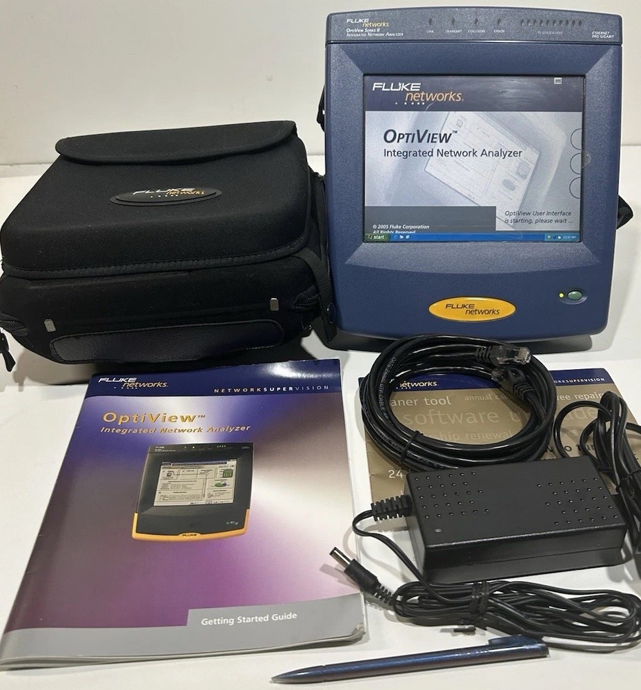 Fluke Network Optiview Series II Integrated Network Analyzer Excellent Condition