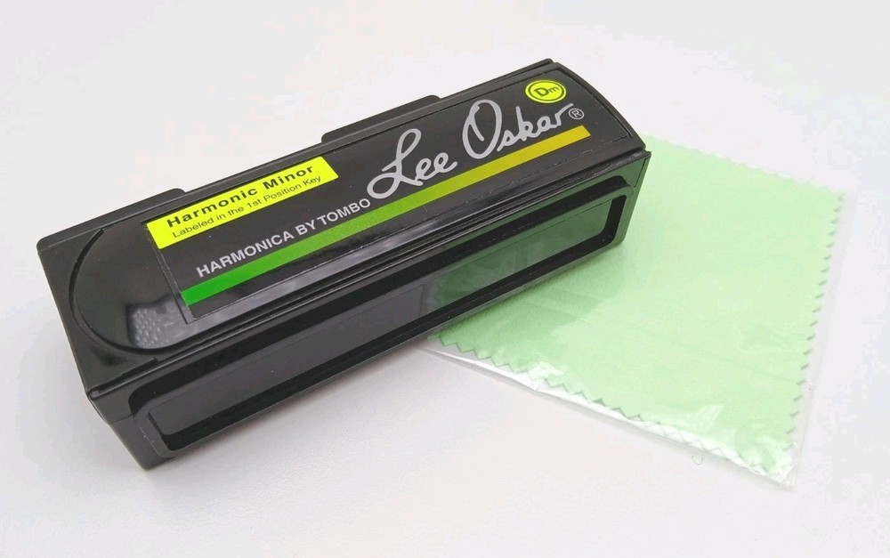 Lee Oskar Tombo Harmonica D Minor Harmonic Minor Key Professional Model w/Case