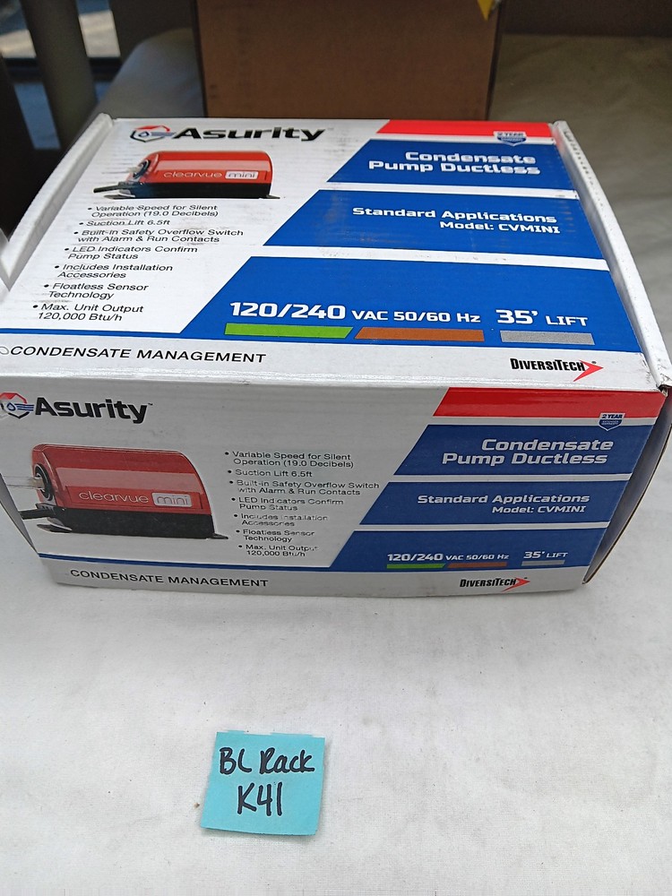 DiversiTech CVMINI ClearVue Mini-Ductless System Pump New-Old Stock
