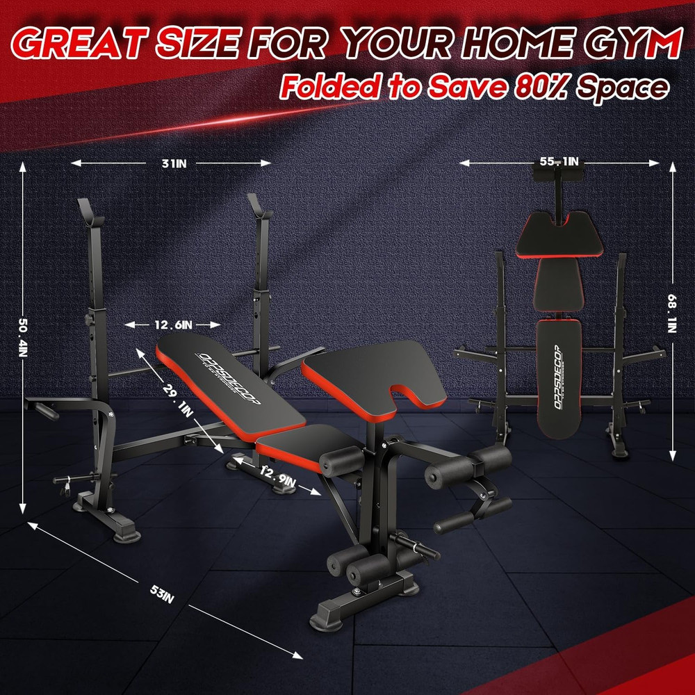 workout bench foldable