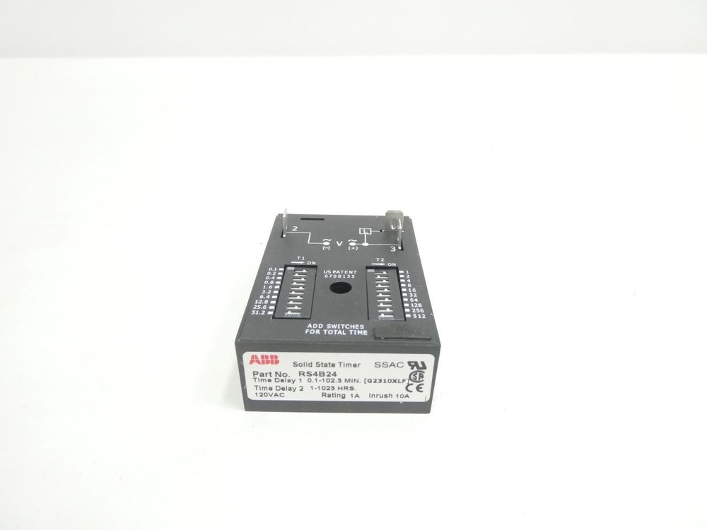 Ssac RS4B24 Solid State Timer 120v-ac