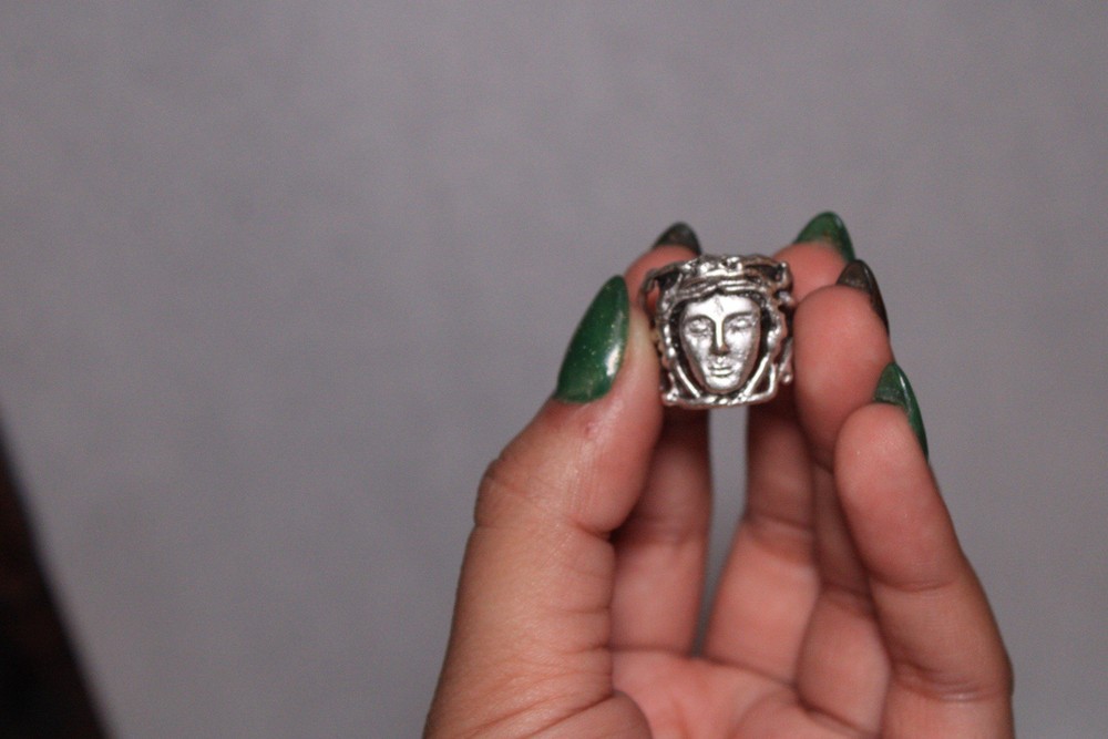 Classical Face Adjustable Silver Ring