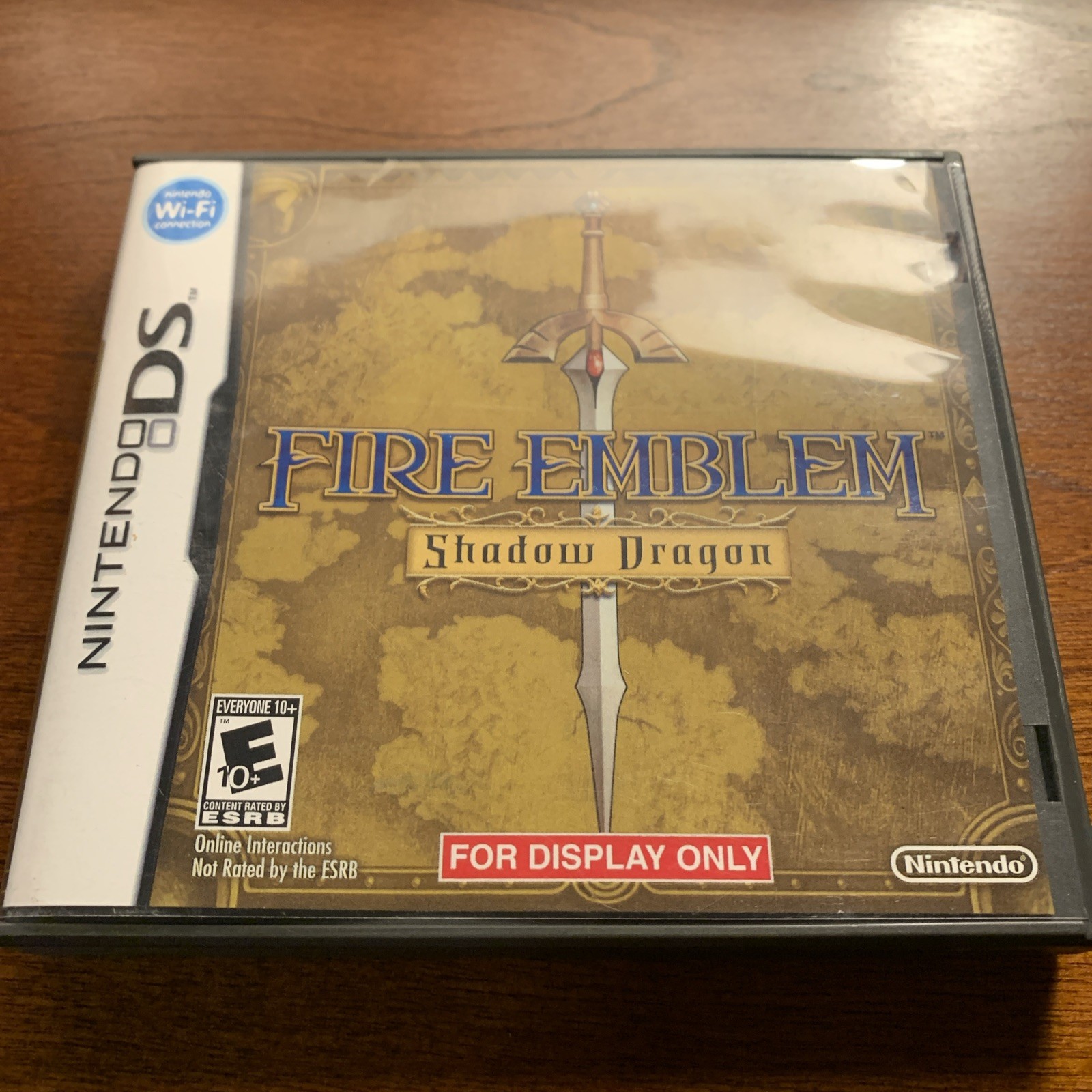 Fire Emblem Shadow Dragon Nintendo DS Replacement Case ONLY No Game -For Display