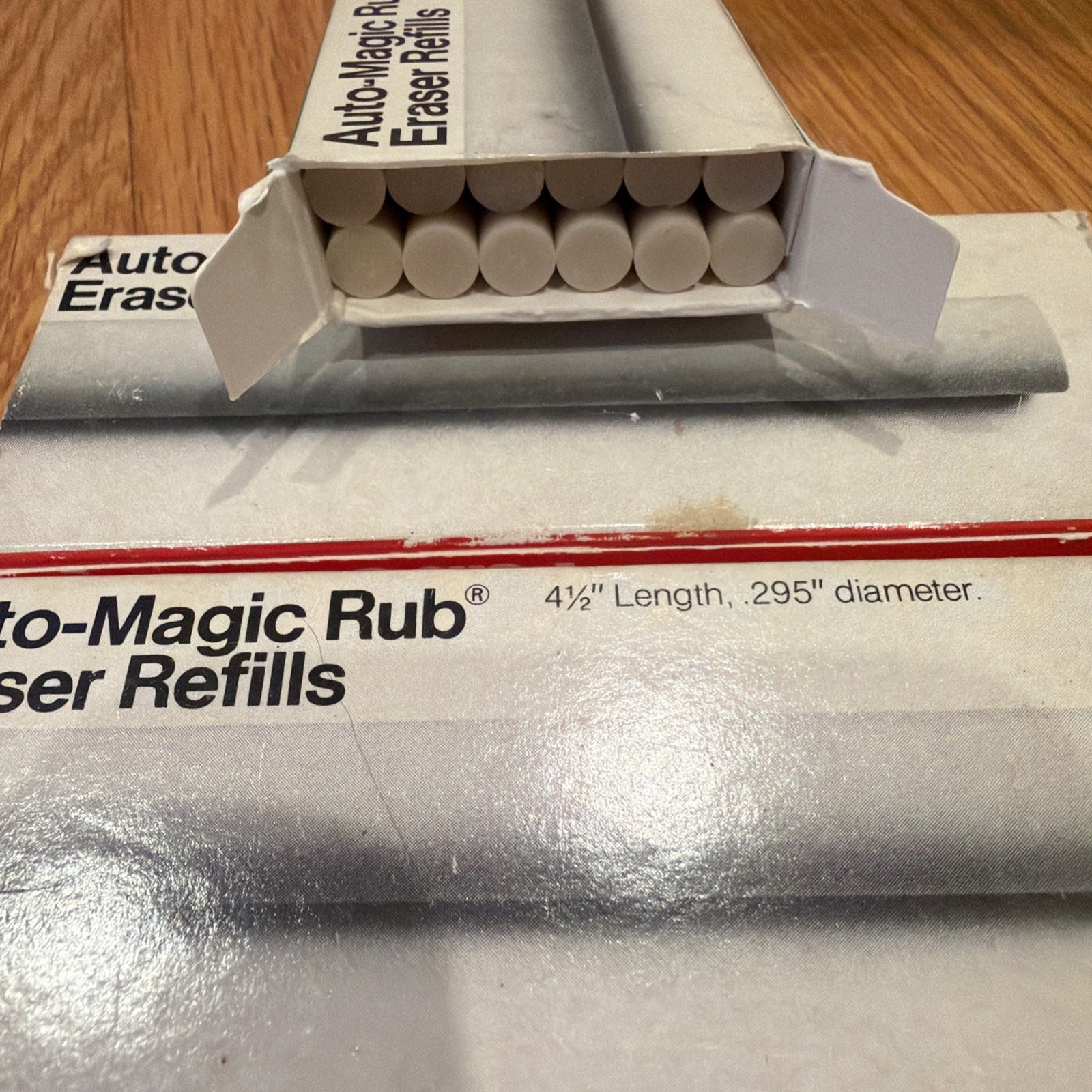 Faber Castell Auto-Magic Rub Eraser Refills- 12 pack, # 73207, VINYL 4 1/2