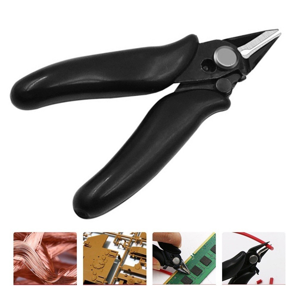 Precise Cuts Electrical Nippers Automatic Rebound Function Comfortable Grip