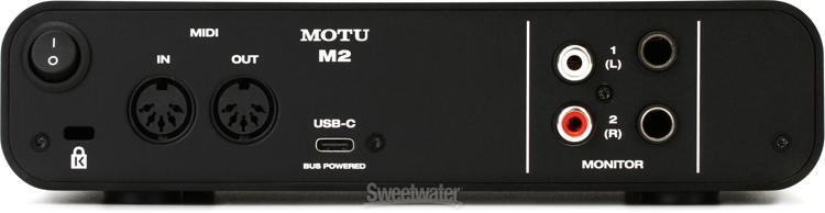 MOTU M2 2x2 USB-C Audio Interface