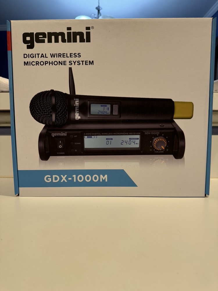 Gemini GDX-1000M Digital Wireless Microphone system
