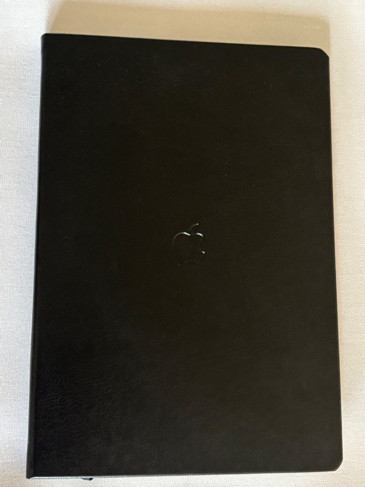 Apple embossed notebook 7" x 10" with hardcover