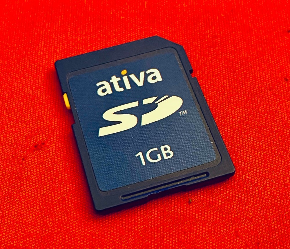 Ativa 1GB SD Secure Digital Flash Memory Card