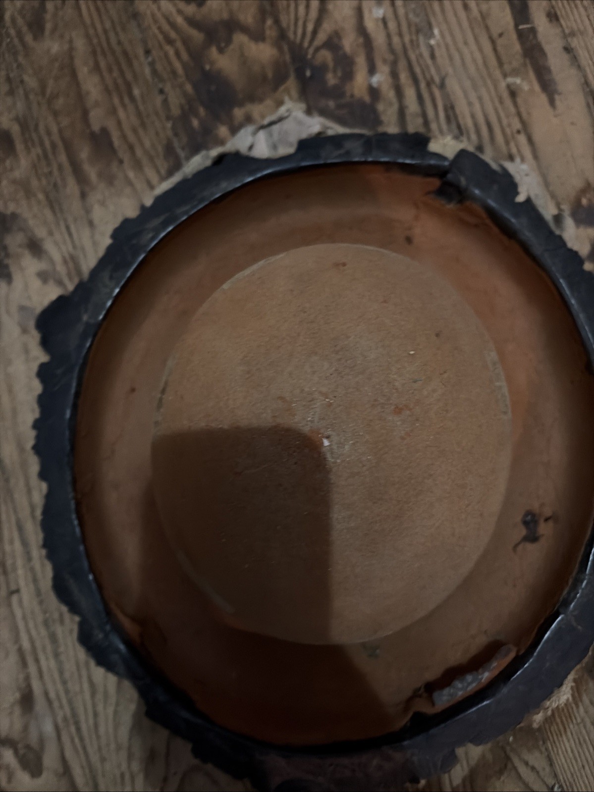 Rare Hard Rubber Top Hat Block Mold Insert Millinery Vintage Form