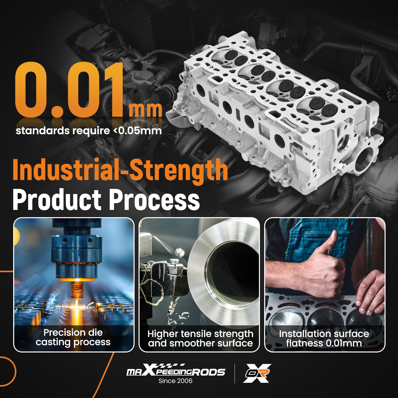 Complete Cylinder Head for Ford Escape Fiesta Fusion Transit Connect 1.6L Turbo