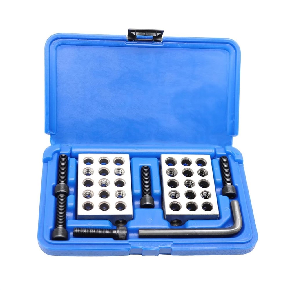Precision 123 Parallel Blocks Set with Case & Screws 0.0001 Industrial Tools Kit