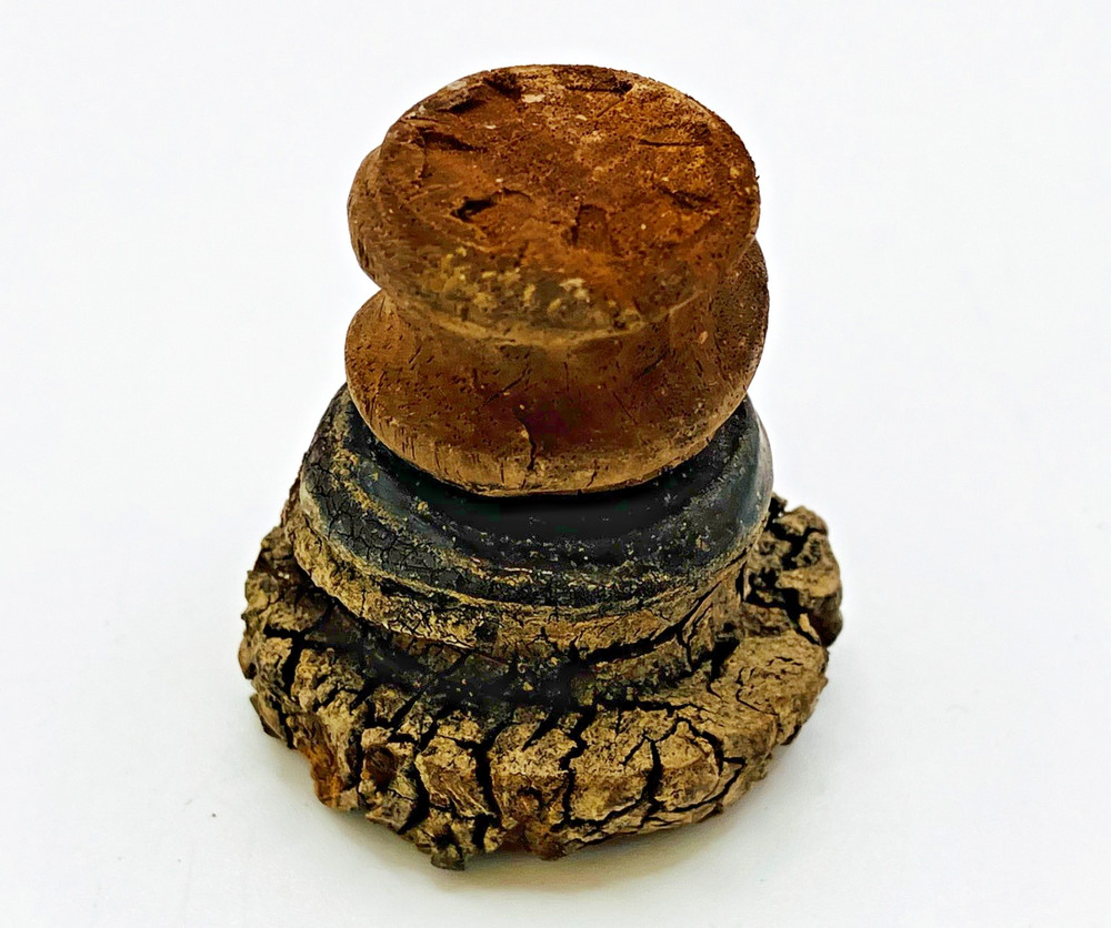 Antique Tizer Clear Bottle with Triangular Pattern in Excellent Condition - 1924