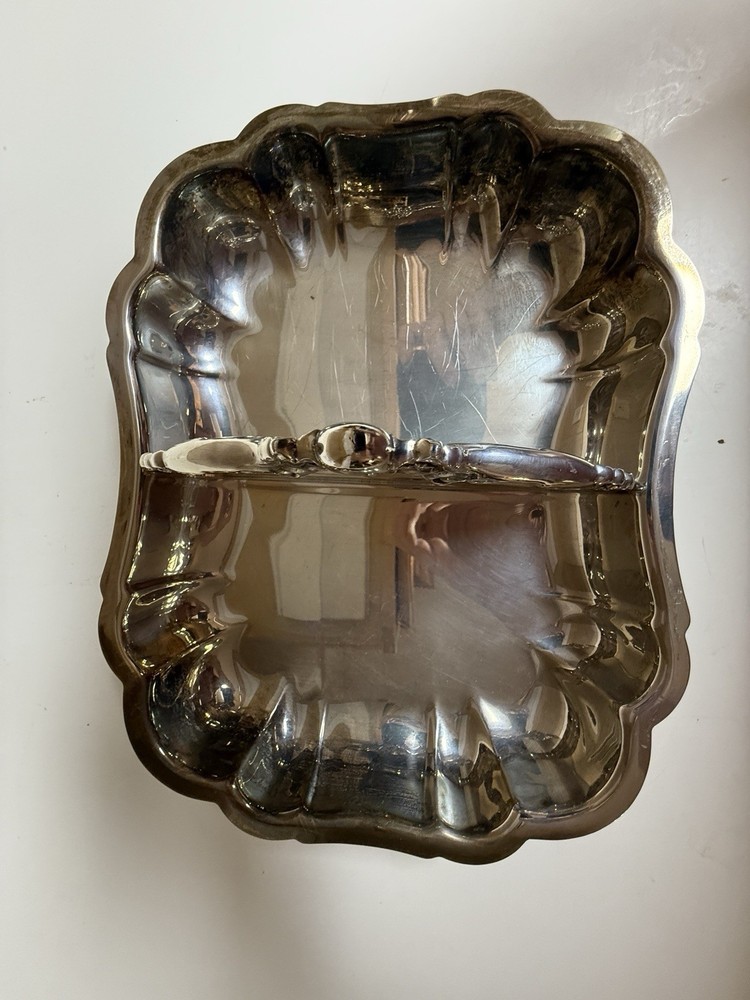 Lunt Silver Plate V-38 Rectangular Vegetable Server