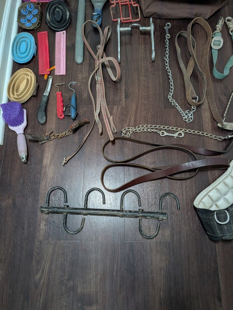 Large Tack Lot Over 30 Items!