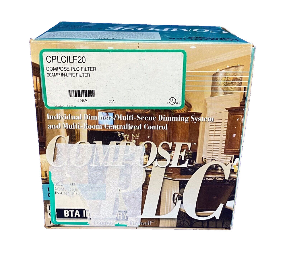 LIGHTOLIER CPLCILF, 20 Amp Inline Filter / Philips, Great Condition, Pre Owned