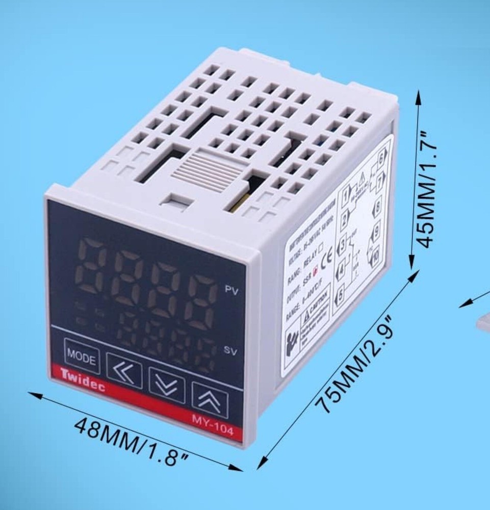 Twidec MV100-B10 Digital Display PID Temperature Controllers Thermostat Regulato