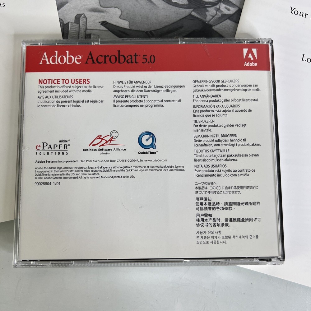 Adobe Acrobat 5.0 Windows Brand New