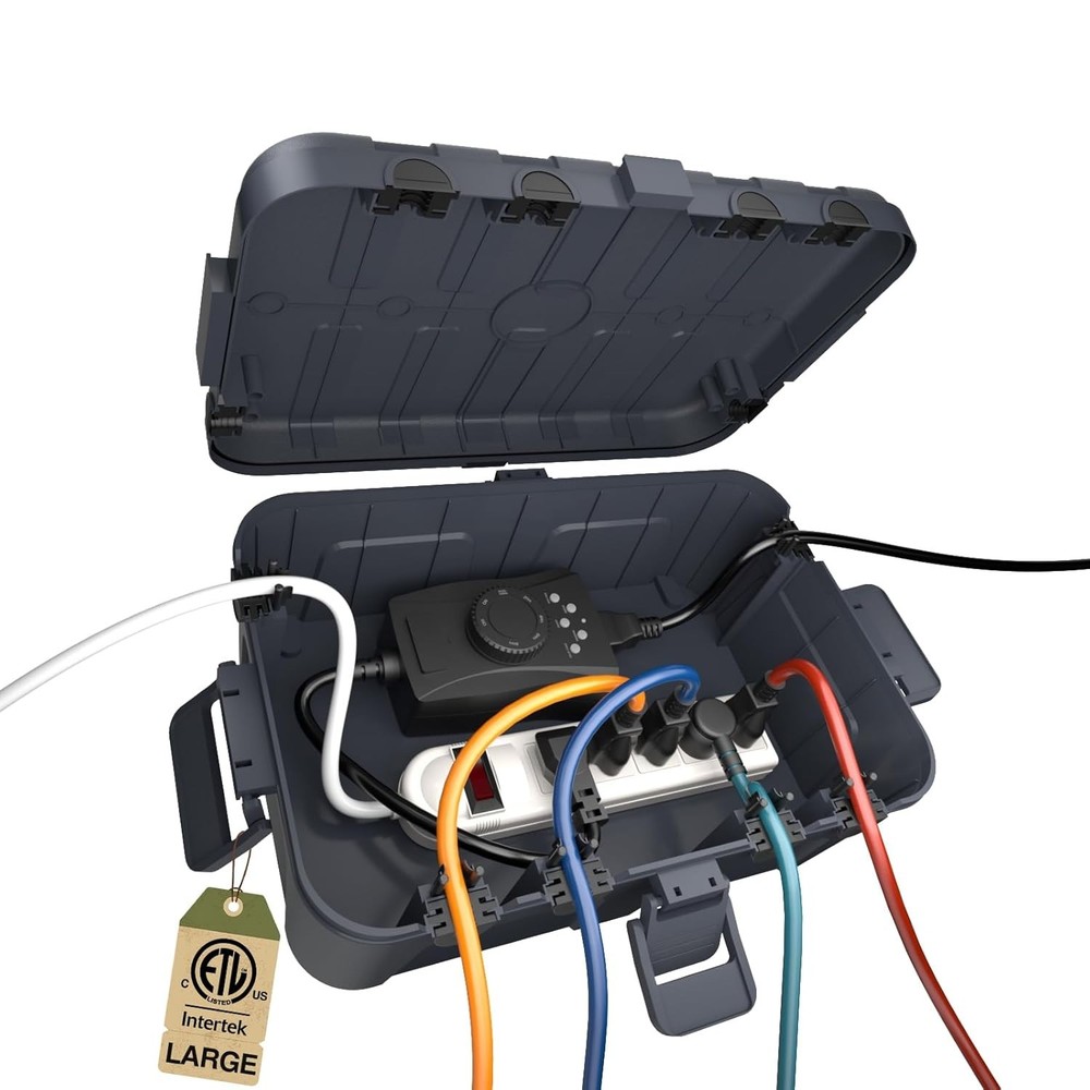 Waterproof Outdoor Storage Box - Large Capacity Weatherproof Solution