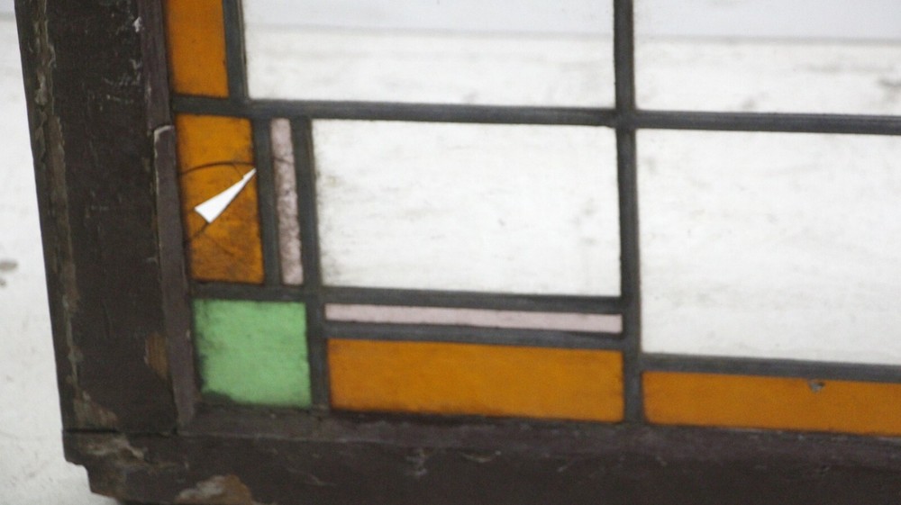 Frank Lloyd Wright Style Stained Glass Window
