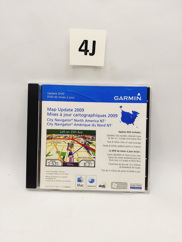Garmin DVD Map update 2009 north america NT