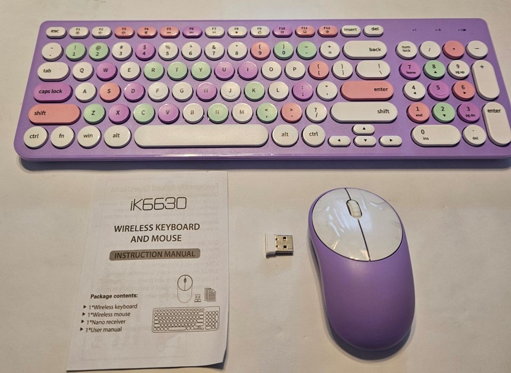 2.4G Wireless Connection Plug and Play Wireless Keyboard and Mouse Combo
