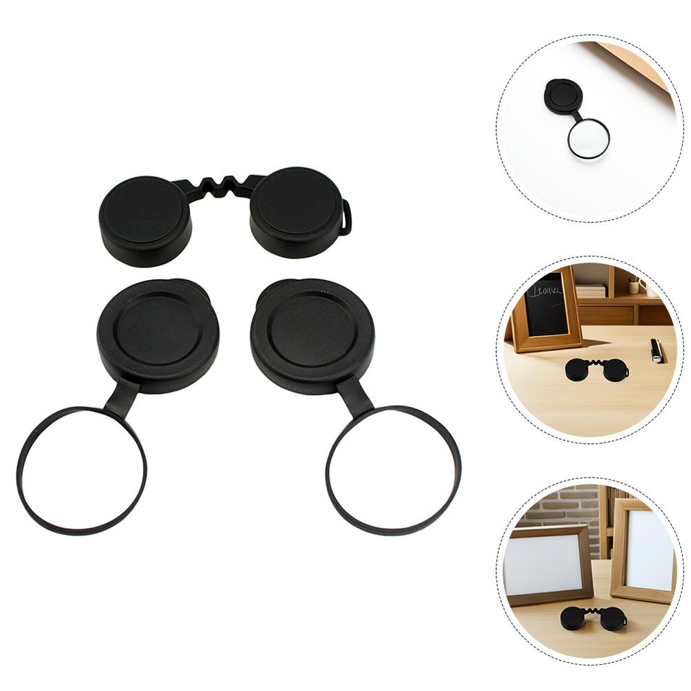 Rubber Protective Lens Caps for Binocular Objective Lens Covers Optical
