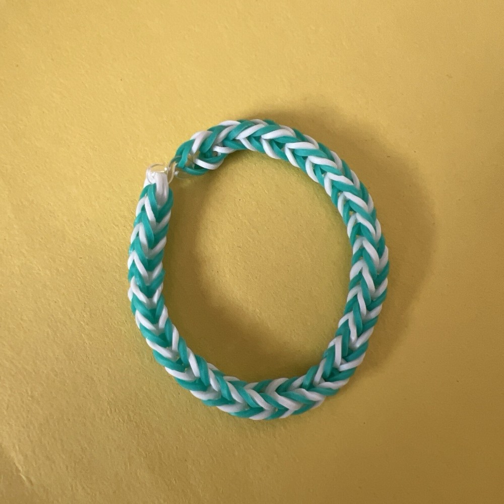 Handmade Fishtail Rainbow Loom Bracelets- 3 Bracelets