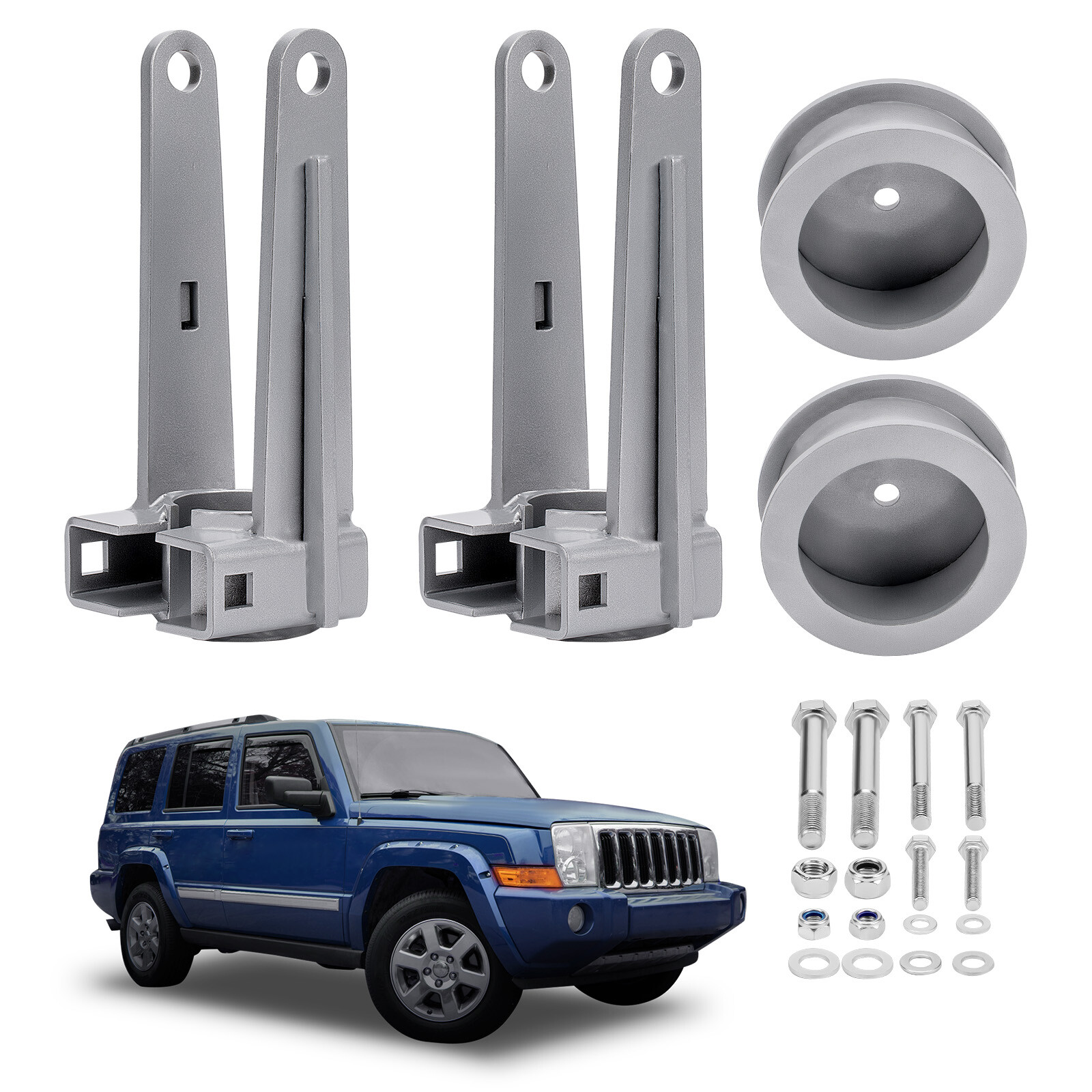 3.5'' Front 3" Rear Lift Kit for Jeep Grand Cherokee WK 2WD 4WD 2005-2010