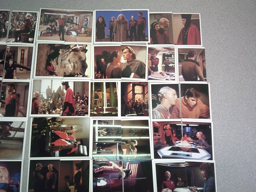1987 Paramount Star Trek Miniature Sticker Starter Set