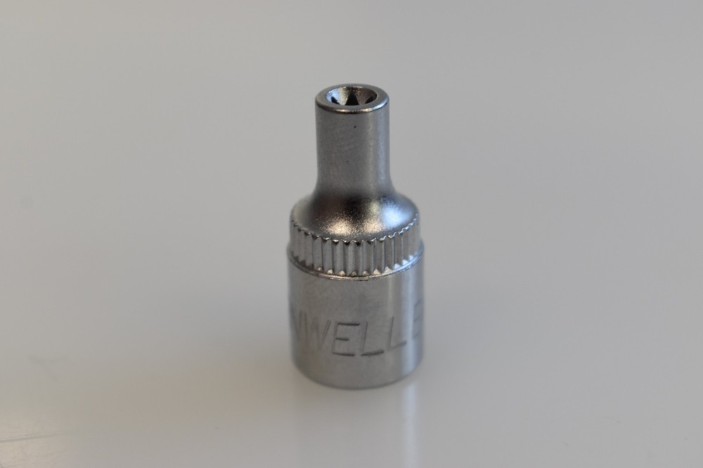 Cornwell Tools CBSE40 E4 TORX External Star Shallow Socket 1/4" Drive Chrome