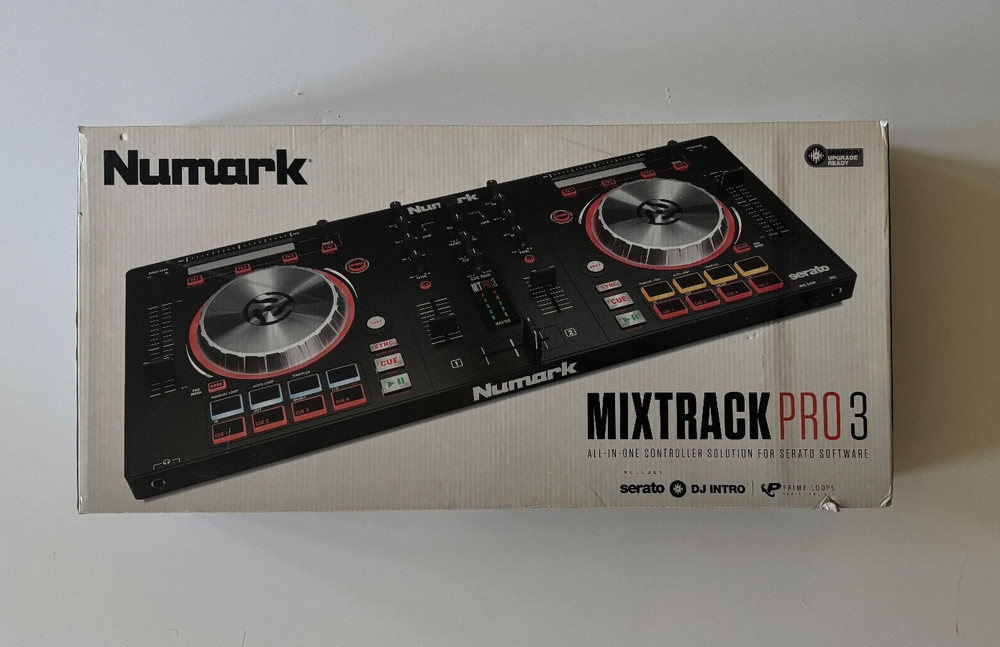 Numark Mixtrack Pro 3 DJ Controller with accessories