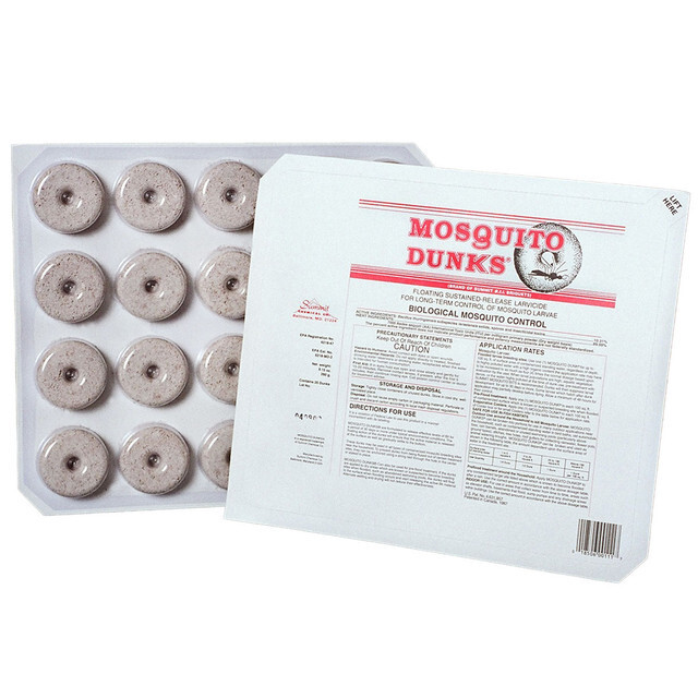 60 Summit BTI Mosquito Control Dunks Bactimous ~ Kill Mosquitoes & Larvae