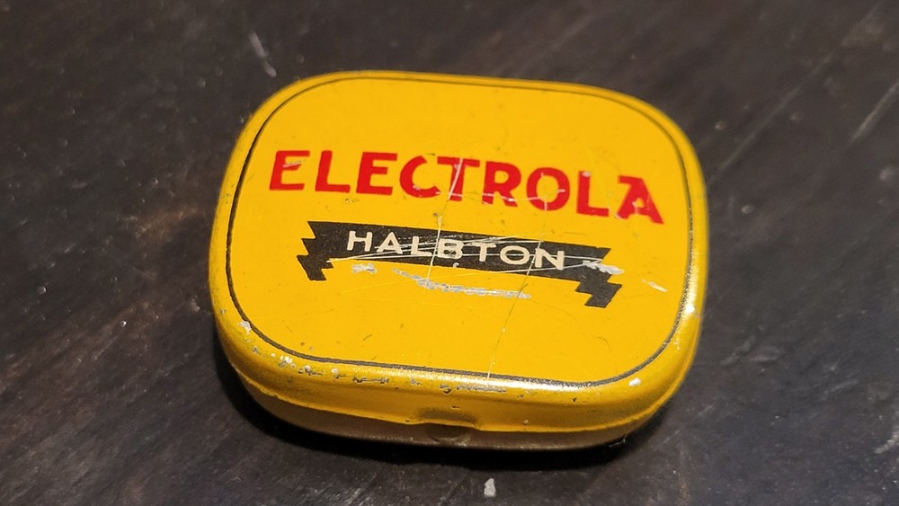 Vintage Gramophone phonograph Talking Machine needle tin Electrola