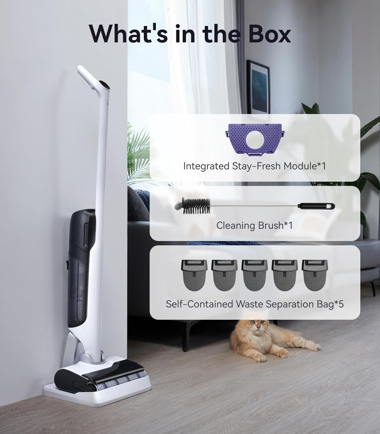 NARWAL S30 Wet Dry Vacuum Cleaner 20000Pa Suction 176°F Self-Cleaning Drying