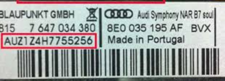 Audi Concert Chorus Symphony Radio Code | SAFE Unlock