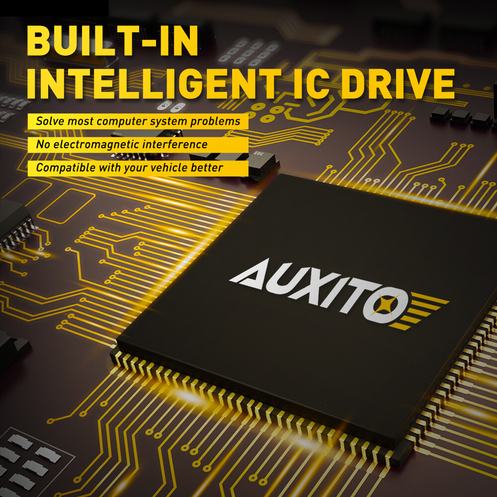 AUXITO 2x H4 9003 Super White 80000LM Kit LED Headlight Bulb High Low Beam Combo