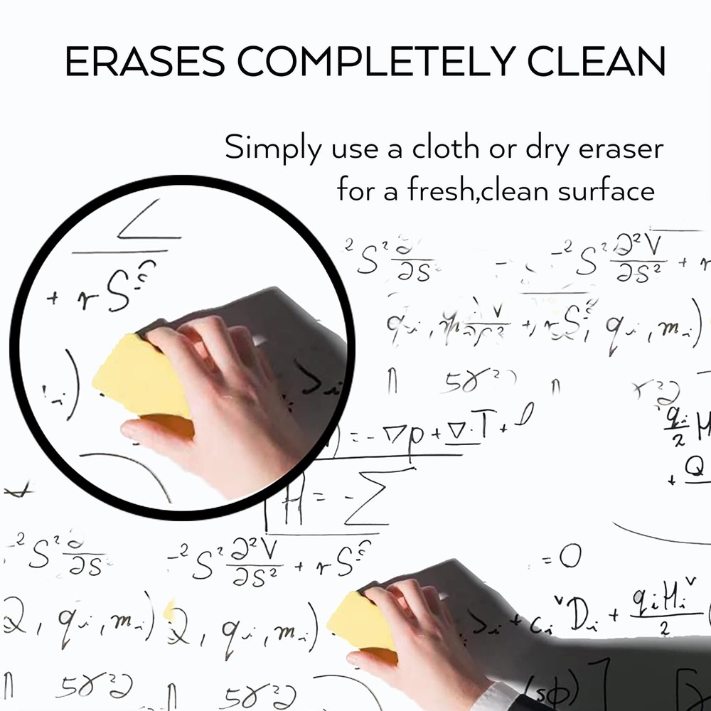 Dry Erase Markers Bulk, 144 Pack Black Whiteboard Markers, Chisel Point Low O...