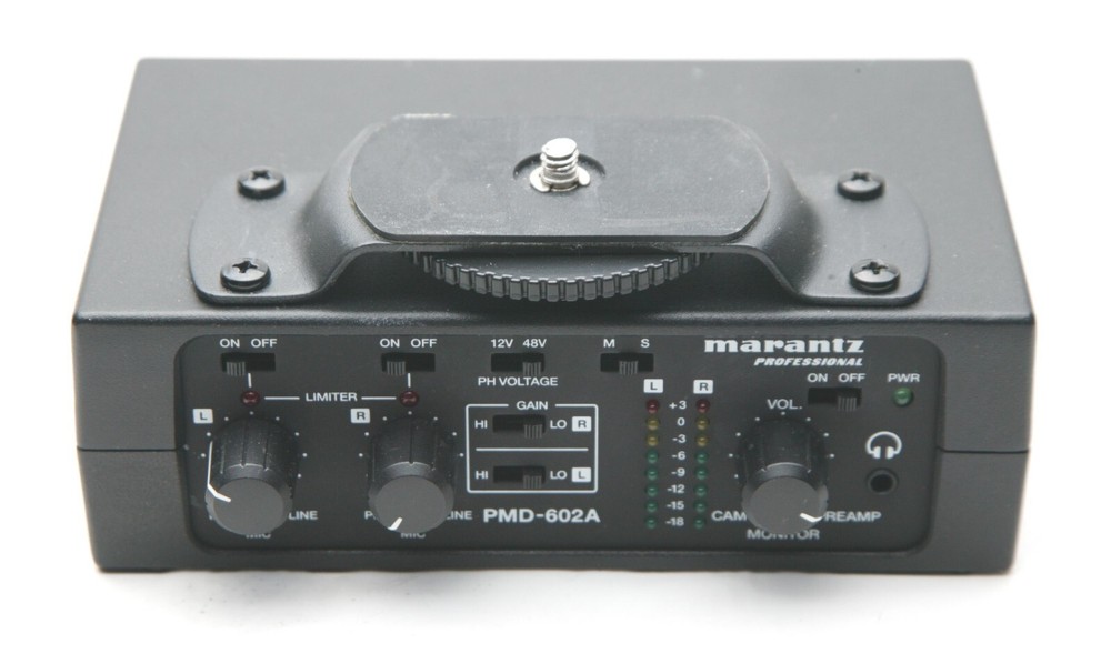 Marantz Professional PMD-602A 2 Channel DSLR Audio Interface.