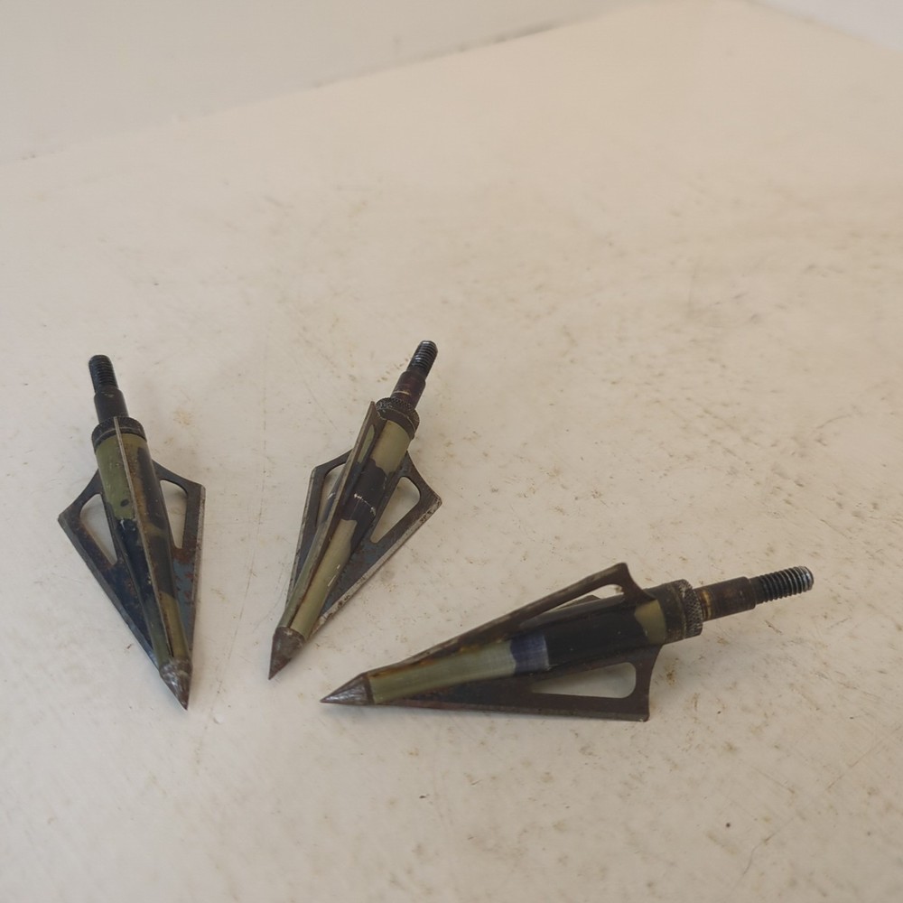 Used 3-Blade Fixed-Blade Broadheads