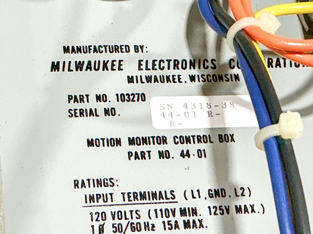 Dorner 44-01 Solid State Control Box 120V 103270