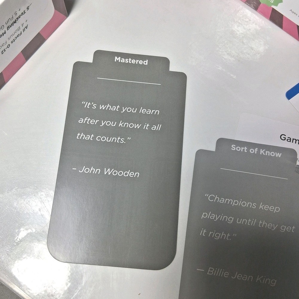Think Tank Scholar 173 Multiplication Flash Set Games & Teaching Methods