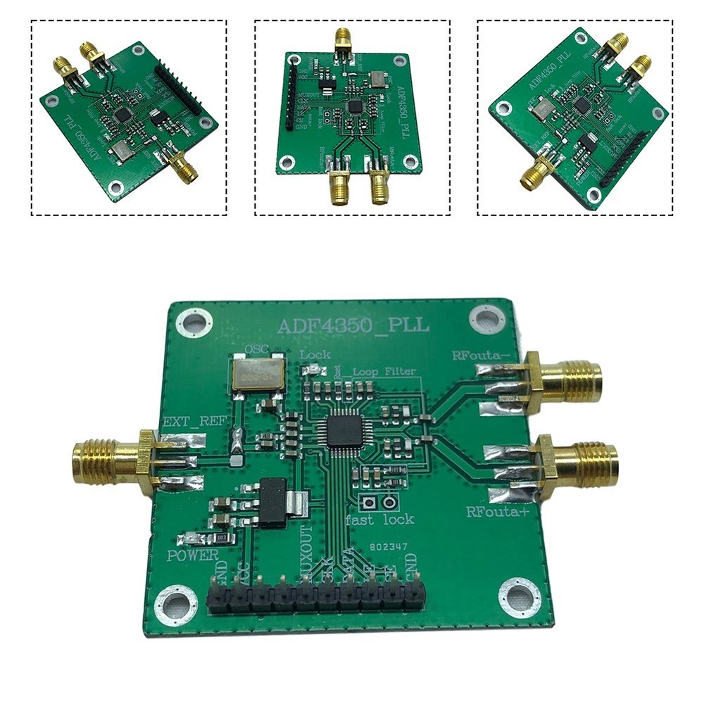 Low Phase Noise ADF4350 RF Signal Source Module for Precision Applications