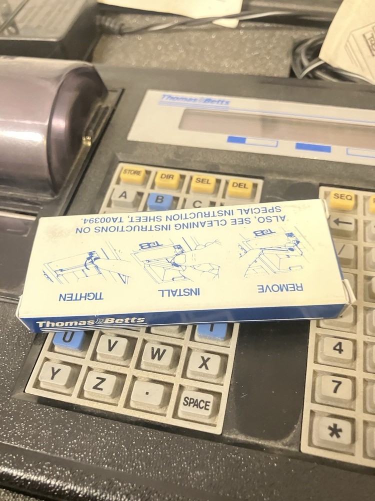 Thomas & Betts WD-20P E-z-coder Wire Marker Printer 120v-ac