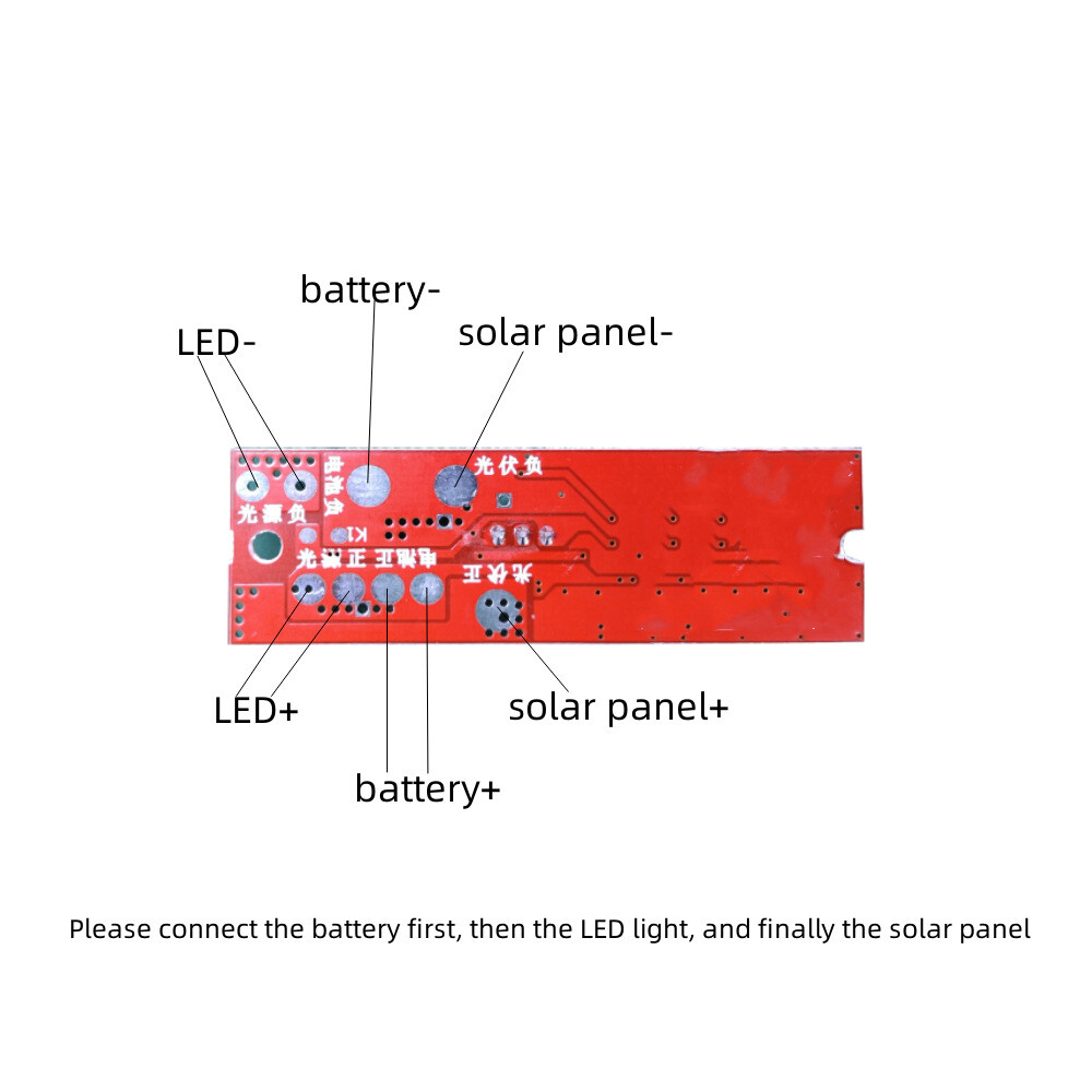 Solar Control Board Remote Lamp Radar Body Induction Solar Circuit LED Driver