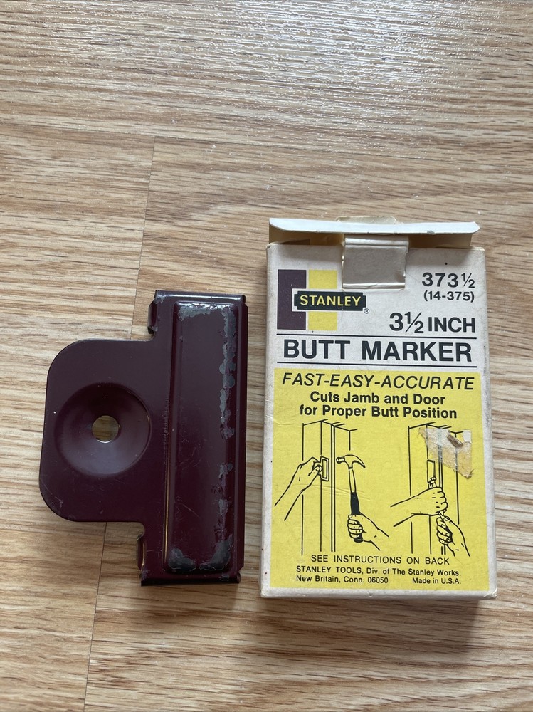 Stanley 3.5” butt marker