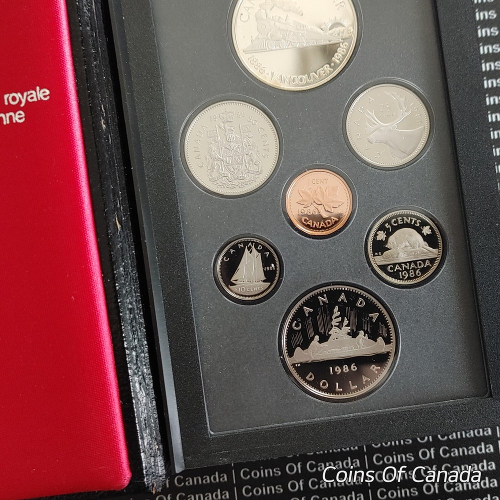 1986 Canada 7 Coin Proof Set - With Special Edition Silver Dollar #coinsofcanada