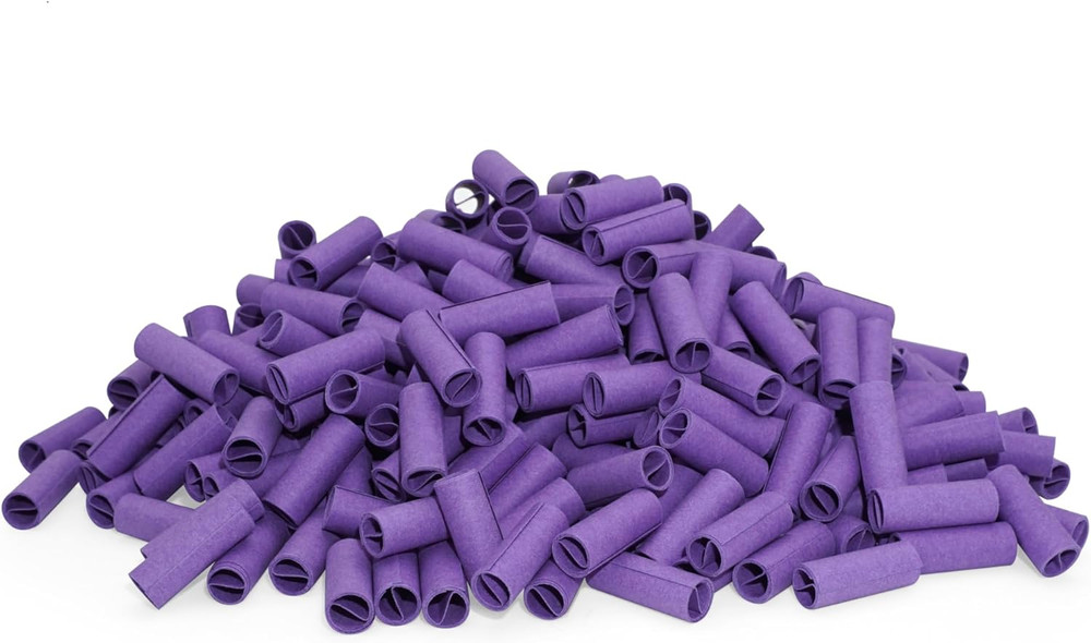 Purple Pre-Rolled Filter Tips, Ø7Mm - 500 Tips per Bottle