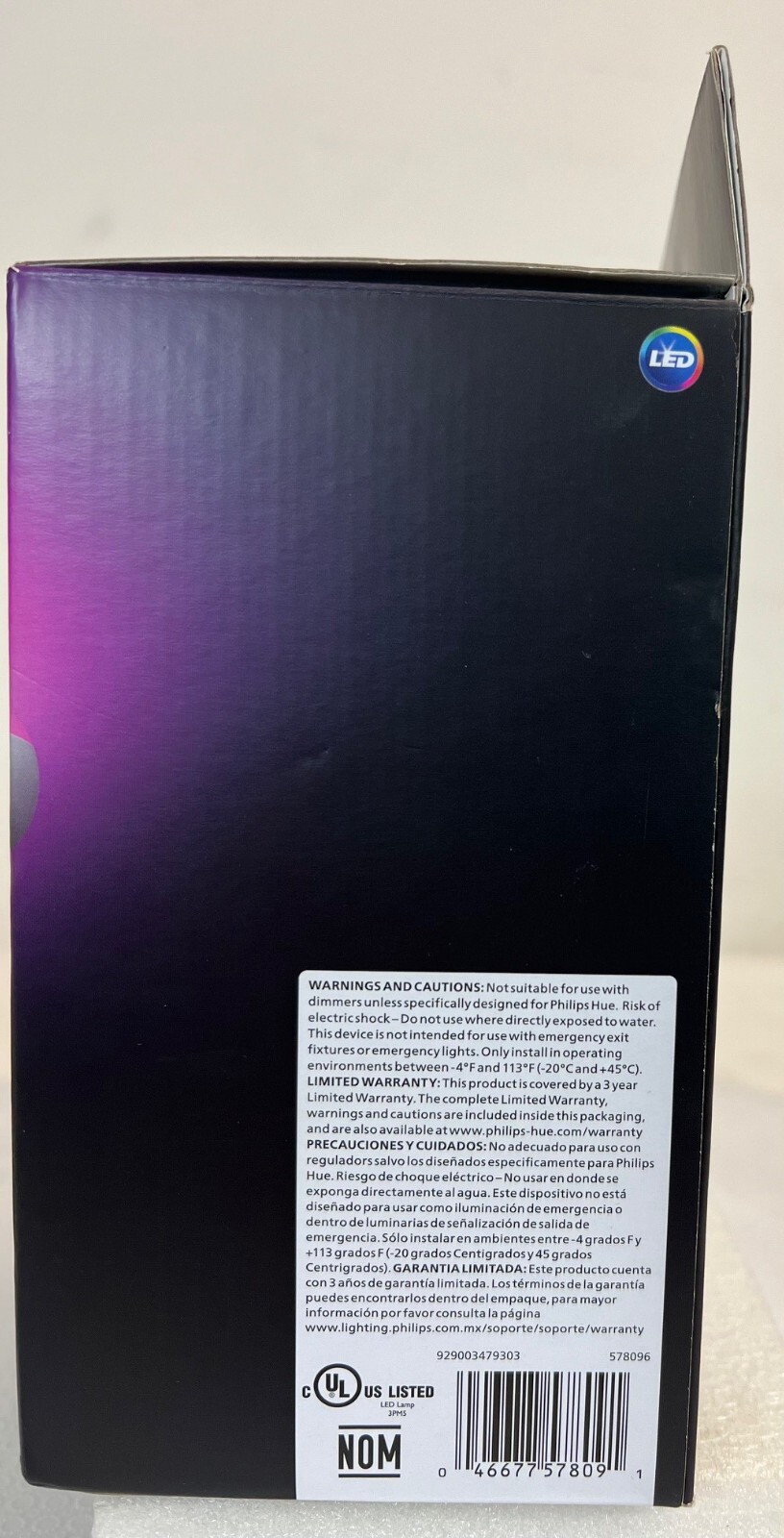 Philips Hue (White and Color) 85W E26 Smart LED (2 Pack) 578096-FREE SHIPPING