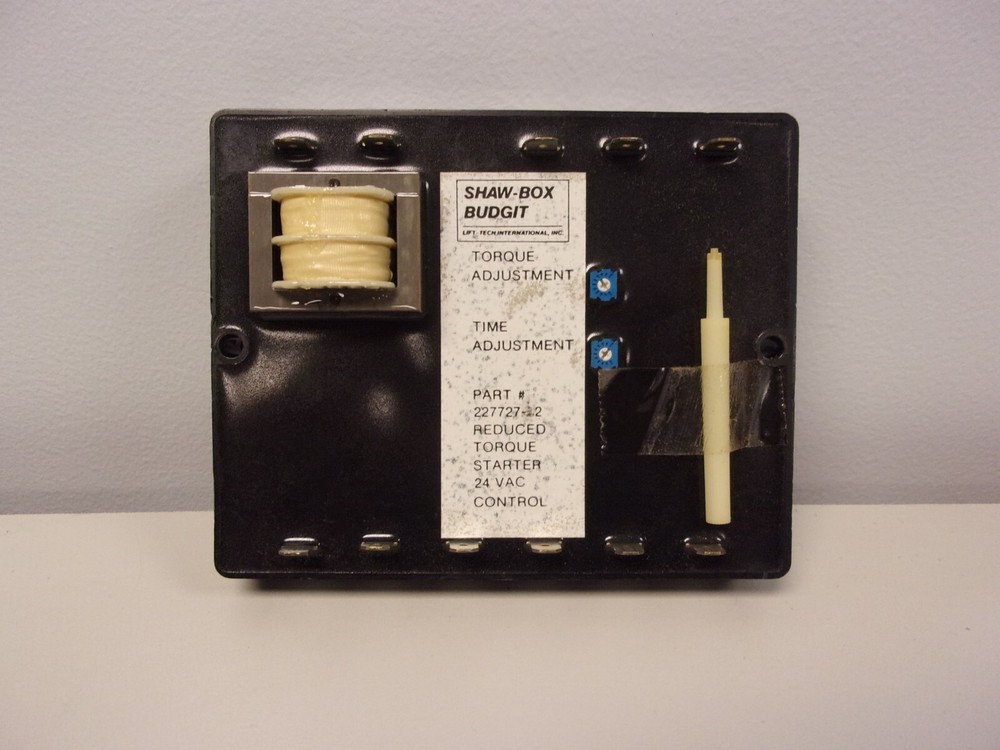 Shaw-Box Budgit 227727-22 Reduced Torque Starter, 24 VAC Control